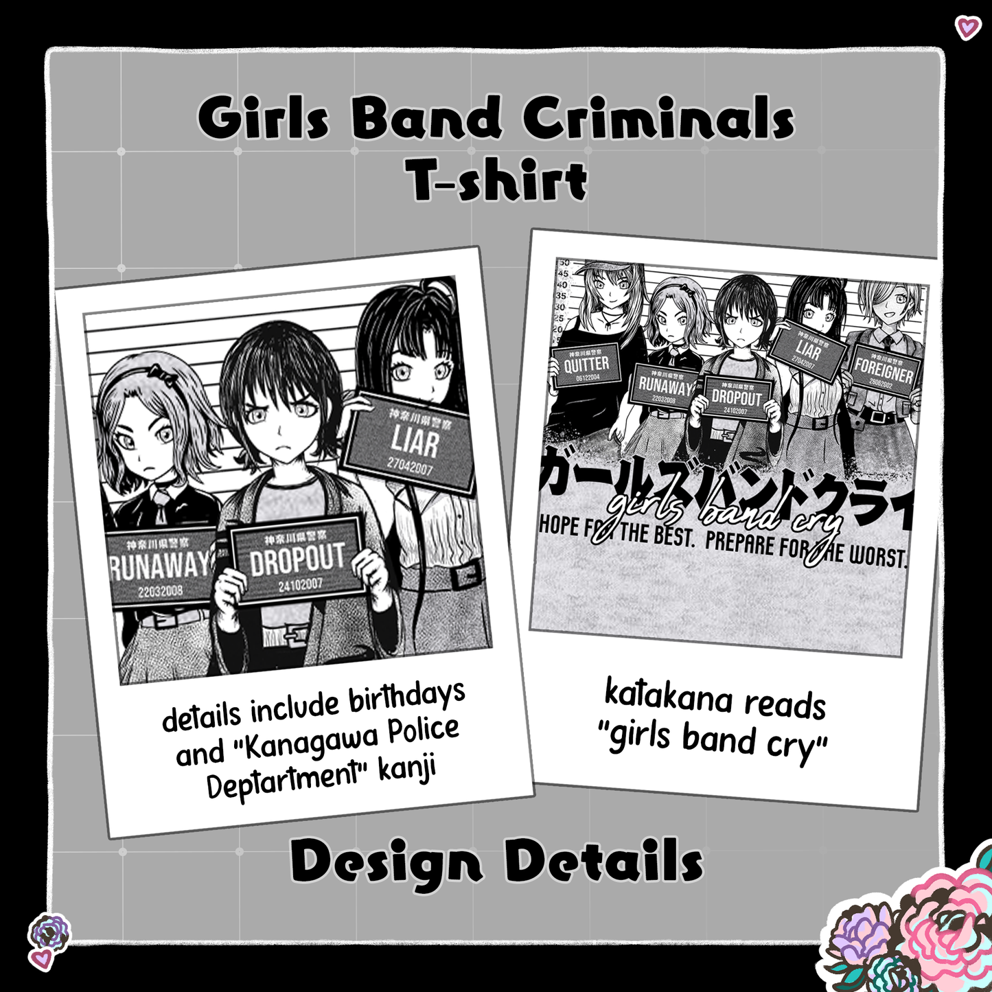 Girls Band Criminals T-Shirt