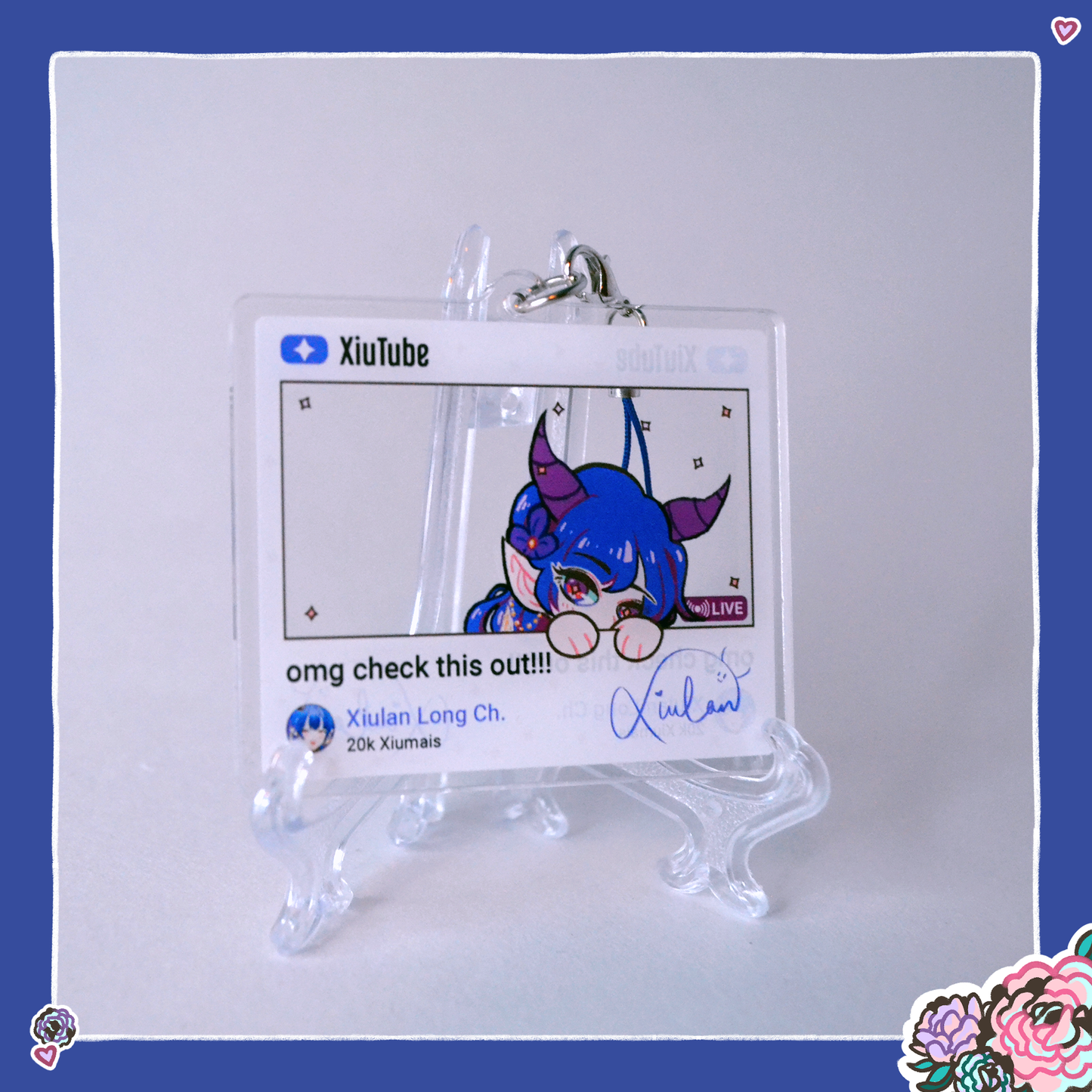 Xiulan’s Clickbait Thumbnail Acrylic Charm