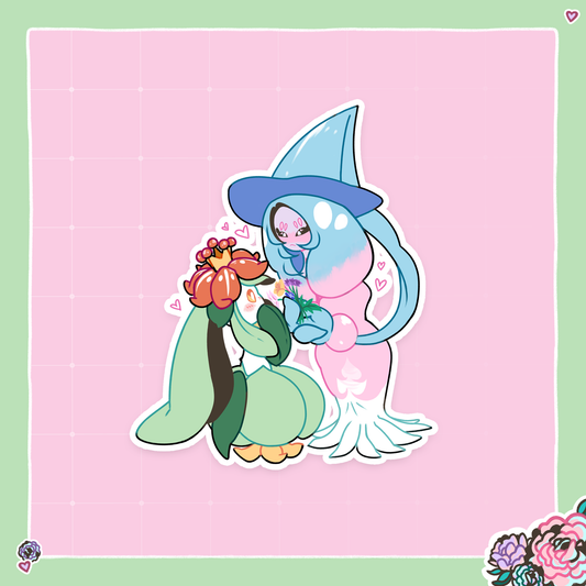 Lilligant & Hatterene Sticker