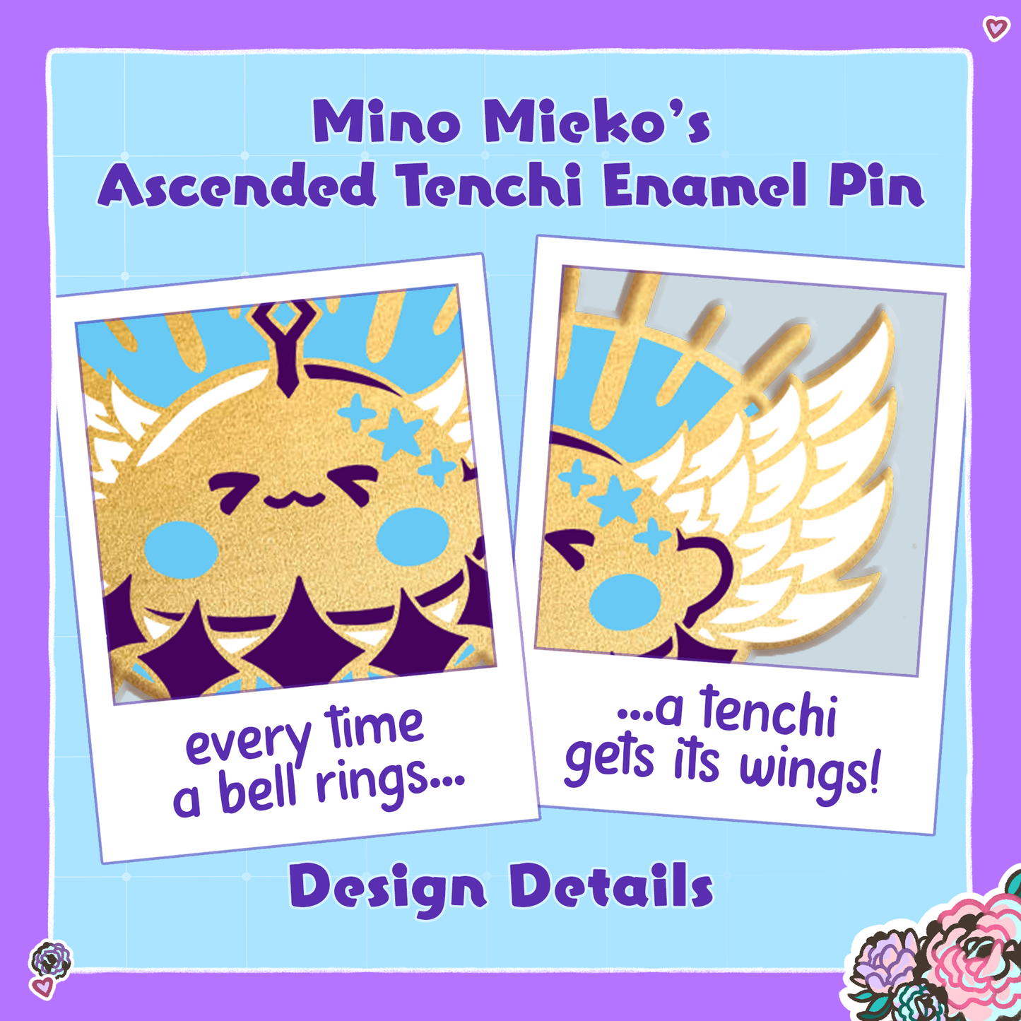 Mieko’s Ascended Tenchi Enamel Pin