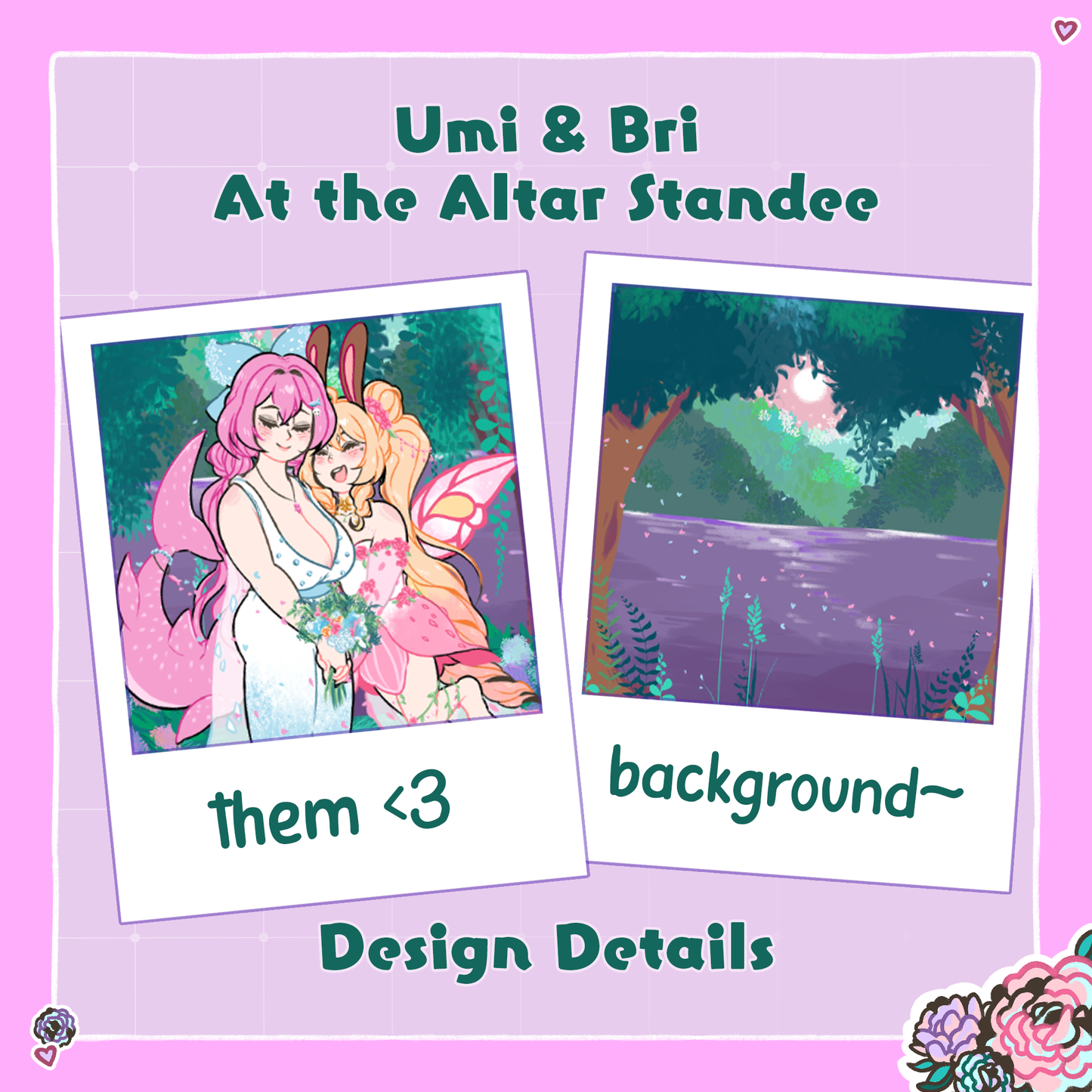 Umi & Bri at the Altar Acrylic Standee