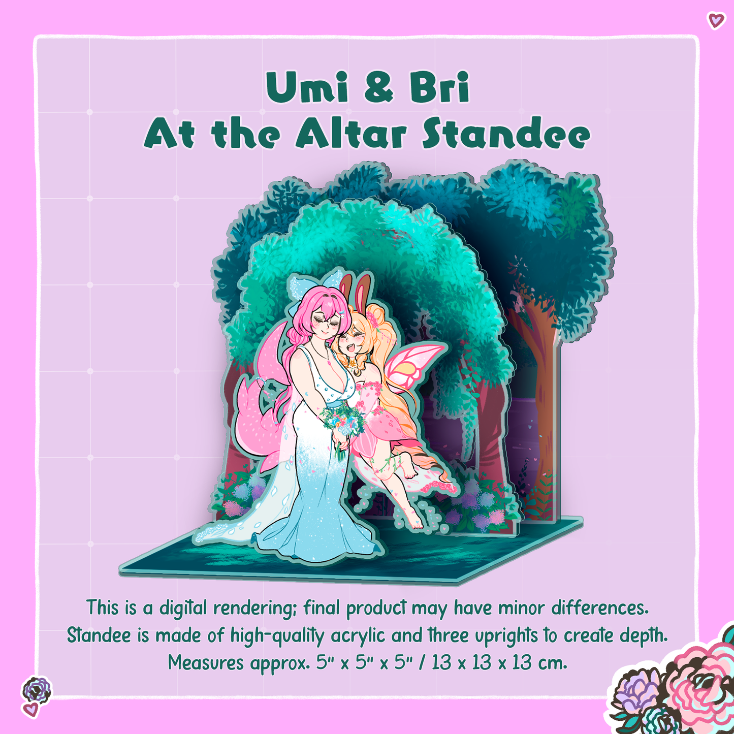 Umi & Bri at the Altar Acrylic Standee