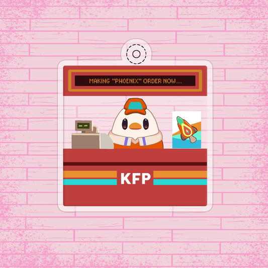 KFP Counter Acrylic Charm