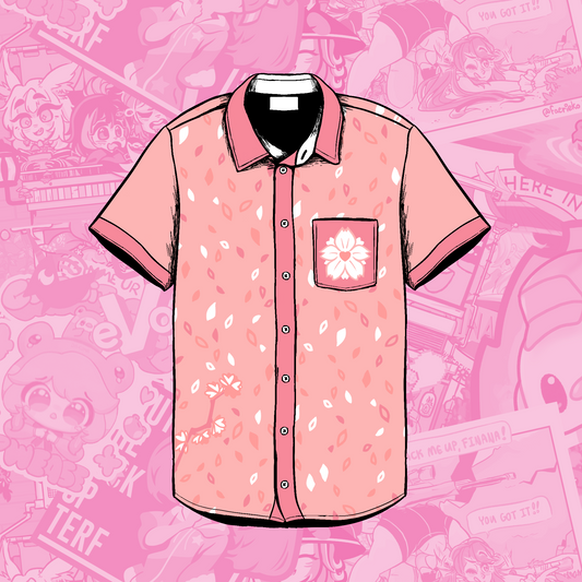 Sakutora Cherry Blossom Button-Up