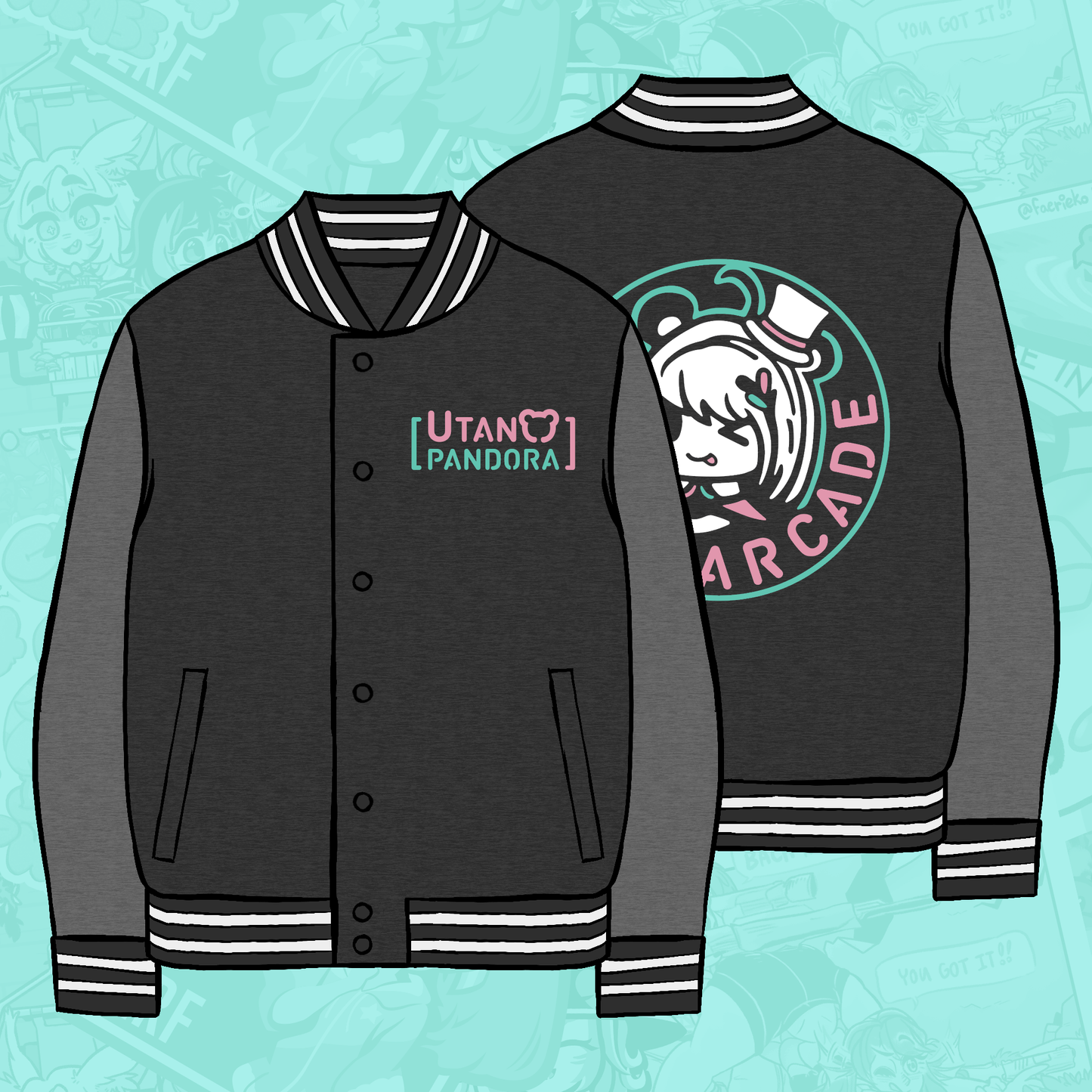 Utano Pandorarcade Varsity Jacket